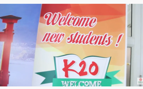 Chào tân sinh viên K20 Đại học Đông Á
